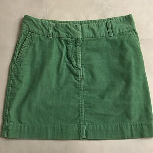 Vineyard Vines Green Corduroy Skirt